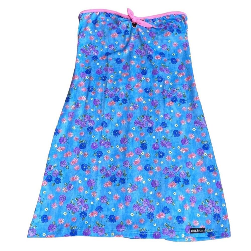 Vintage Body Glove floral coverup dress